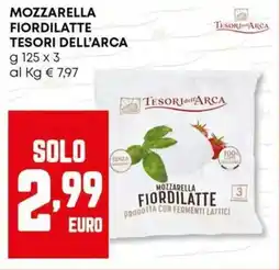 Panorama Mozzarella fiordilatte TESORI DELL'ARCA offerta
