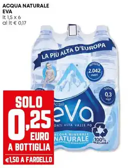 Panorama Acqua naturale EVA offerta