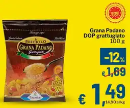 Qui Discount Grana Padano DOP grattugiato offerta