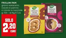 Panorama FROLLINI PAM grano saraceno, cacao e panna o cacao e nocciole offerta