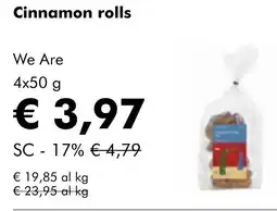 NaturaSì Cinnamon rolls We Are offerta