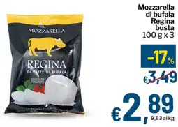 Qui Discount Mozzarella di bufala Regina busta offerta