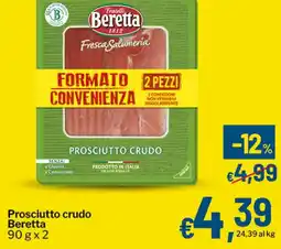 Qui Discount Prosciutto crudo Beretta offerta