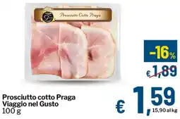 Qui Discount Prosciutto cotto Praga Viaggio nel Gusto offerta