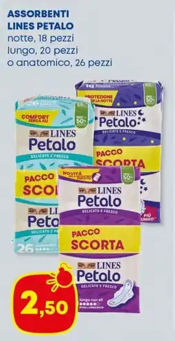 Panorama Assorbenti LINES PETALO offerta