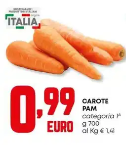Panorama Carote PAM offerta