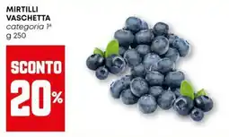 Panorama Mirtilli vaschetta offerta