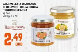 Panorama Marmellata di arance o di limoni della sicilia TESORI DELL'ARCA offerta