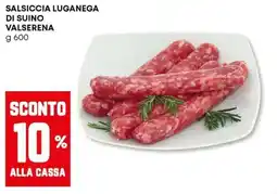 Panorama Salsiccia luganega di suino valserena offerta