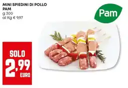 Panorama Mini spiedini di pollo PAM offerta