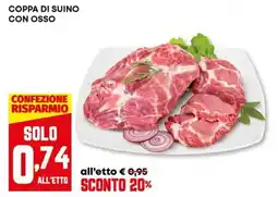 Panorama Coppa di suino con osso offerta