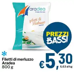 Qui Discount Filetti di merluzzo Aradea offerta