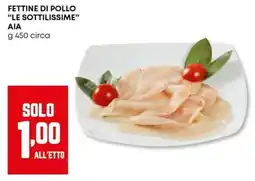 Panorama Fettine di pollo "le sottilissime" AIA offerta