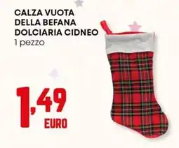Panorama Calza vuota della befana dolciaria cidneo offerta