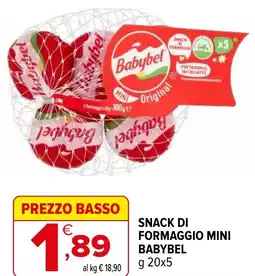 Iperal Snack di formaggio mini BABYBEL offerta
