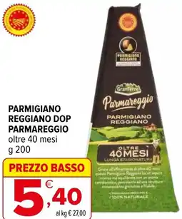 Iperal Parmigiano reggiano DOP PARMAREGGIO oltre 40 mesi offerta