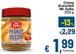 Qui Discount Crema di arachidi Mr. Spike offerta
