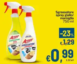 Qui Discount Sgrassatore spray giallo/ marsiglia offerta