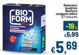 Qui Discount Detersivo lavatrice BioForm ossigeno attivo offerta