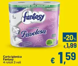 Qui Discount Carta igienica Fantasy offerta