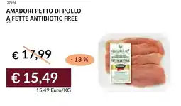 Prezzemolo e Vitale Amadori petto di pollo a fette antibiotic free offerta