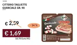 Prezzemolo e Vitale Citterio tagliette guanciale offerta