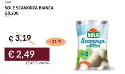 Prezzemolo e Vitale Sole scamorza bianca offerta