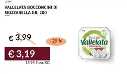 Prezzemolo e Vitale Vallelata bocconcini di mozzarella offerta