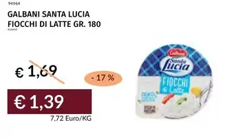Prezzemolo e Vitale Galbani santa lucia fiocchi di latte offerta