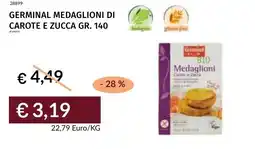 Prezzemolo e Vitale Germinal medaglioni di carote e zucca offerta