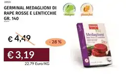 Prezzemolo e Vitale Germinal medaglioni di rape rosse e lenticchie offerta