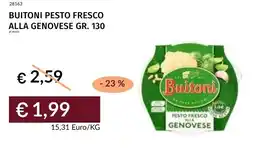 Prezzemolo e Vitale Buitoni pesto fresco alla genovese offerta