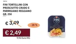 Prezzemolo e Vitale Fini tortellini con prosciutto crudo e parmigiano reggiano offerta