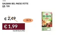 Prezzemolo e Vitale Galbani bel paese fette offerta