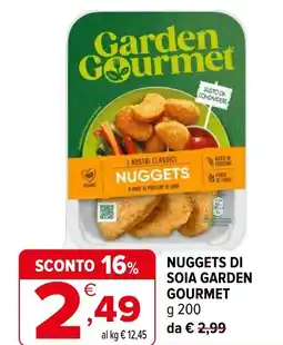 Iperal Nuggets di soia GARDEN GOURMET offerta