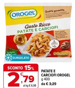 Iperal Patate e carciofi OROGEL offerta