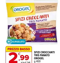Iperal Sfizi croccanti tris panato OROGEL offerta