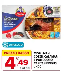 Iperal Misto mare cozze, calamari e pomodoro capitan FINDUS offerta