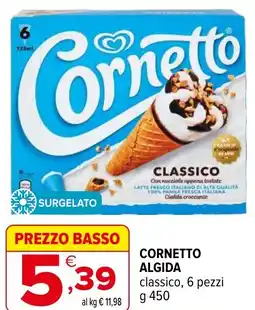 Iperal CORNETTO ALGIDA classico, 6 pezzi offerta