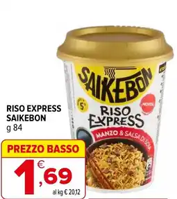 Iperal Riso express SAIKEBON offerta
