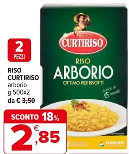 Iperal RISO CURTIRISO arborio offerta