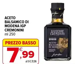 Iperal Aceto balsamico di modena igp CREMONINI offerta