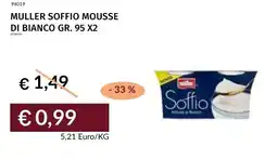 Prezzemolo e Vitale Muller soffio mousse di bianco offerta