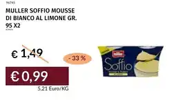 Prezzemolo e Vitale Muller soffio mousse di bianco al limone offerta