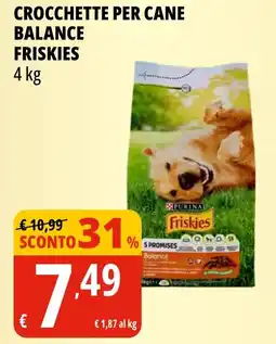Tigros Crocchette per cane balance FRISKIES offerta