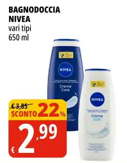 Tigros Bagnodoccia NIVEA offerta