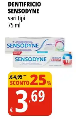 Tigros Dentifricio SENSODYNE offerta