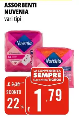 Tigros Assorbenti NUVENIA offerta