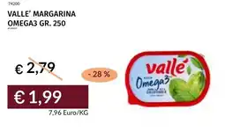 Prezzemolo e Vitale Valle' margarina omega3 offerta