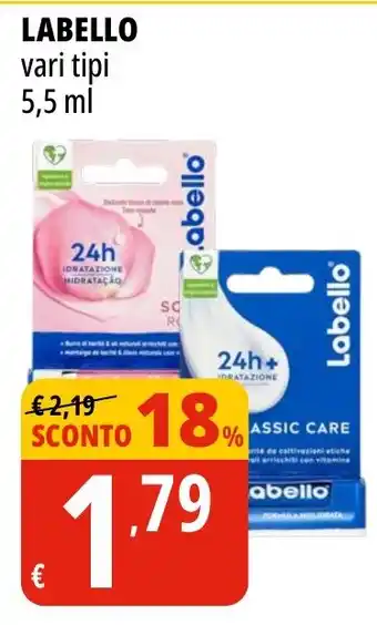 Tigros Labello offerta
